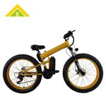 26 Inch Mountain Snow Bike Electric Lithium Folding Aluminum Alloy Fat Fetal Drive Wide Tires Bicycle