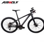 AIRWOLF 26er Carbon Moutain Bike Bicicleta For Kids/Woman Mtb Complete Bike With SH1MANO M370 GroupSet Disc Brake Racing Bicycle