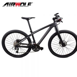 AIRWOLF 26er Carbon Moutain Bike Bicicleta For Kids/Woman Mtb Complete Bike With SH1MANO M370 GroupSet Disc Brake Racing Bicycle