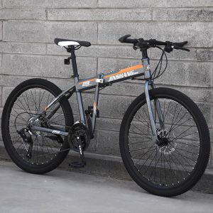 Foldable Veil Bike 27-speed Dual-shock Integrated Wheel Folding Mountain Bike Bicycle Bicicleta De Montana Bicycles For Adults
