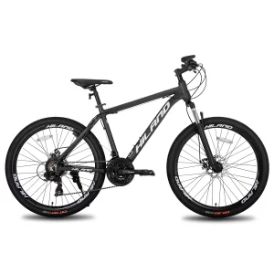 Hiland 26'' Aluminum Mountain Bicycle Bike 24 Speeds with Shimano Disc Brake Suspension Fork