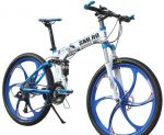 26 inch folding bicycle 3x9 speed mountain bike with full suspension new wheelset factory wholesale