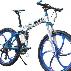 26 inch folding bicycle 3x9 speed mountain bike with full suspension new wheelset factory wholesale