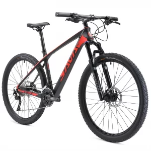 SAVA DECK 6.0 Carbon Fiber Mountain Bike with SHIMANO M6000 3*10 30 Speeds Hydraulic Disc Brake 100mm Travel Air Fork Loackable
