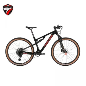 TWITTER Carbon Fiber Soft Tailed Mountain Bike SX-12 Shimano Variable Speed Cross Country Bike Double Shock Absorber Racing Bike