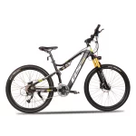 27.5 inch soft tail electric mountain bike air shock absorber front fork off-road bike 48V17AH hidden lithium battery eMTB