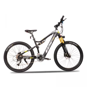 27.5 inch soft tail electric mountain bike air shock absorber front fork off-road bike 48V17AH hidden lithium battery eMTB
